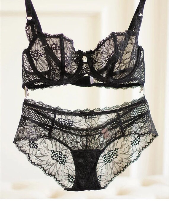 black lace underwear