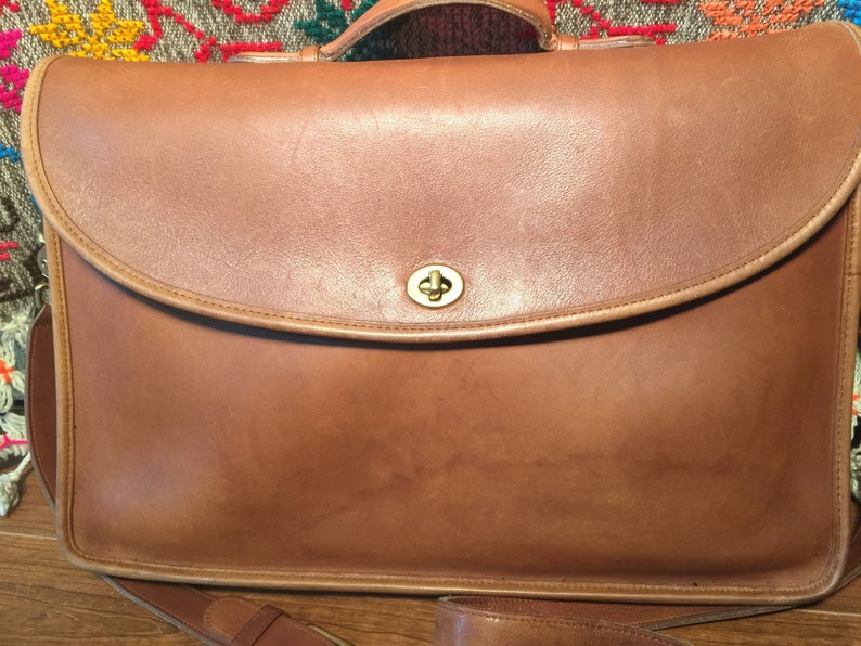 vintage distressed leather messenger bag
