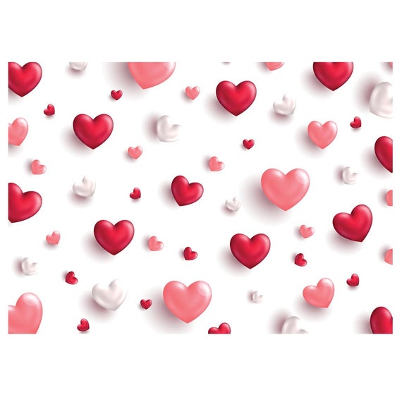 20pcs Love Heart Packaging Handmade Paper Gift Wrapping Paper