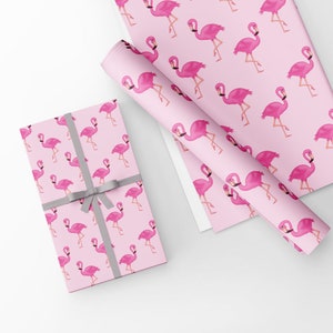 Carta da regalo unica con fenicotteri rosa di alta qualità: due misure ora disponibili: GP89