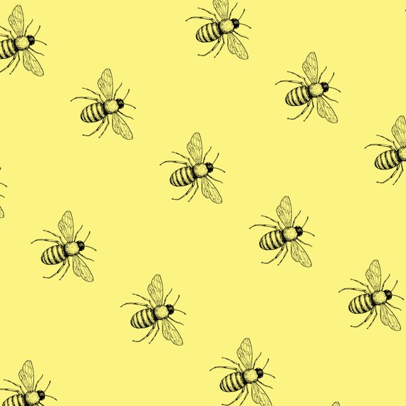 Bee Christmas Wrapping Paper, Bee Gift Wrap. Christmas Wrapping Paper.  Bumblebee Wrapping Paper. Bumblebee Gift Wrap. Unique Wrapping Paper 