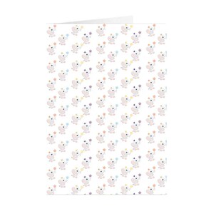 Cartão de felicitações em branco com design de elefante exclusivo de alta qualidade/cartão de agradecimento tamanho A6-Blank dentro HGCCR27
