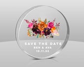 Save the date magnet-modern Save the date magnet-clear Save the date-acrylic save the date-engraved save the date-modern wedding-perspex