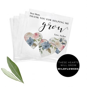Mother’s Day card-Plantable Cards-Sustainable card-plantable card-seed paper card-mother’s day-eco friendly cards-sustainable cards