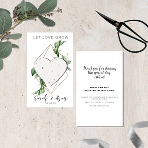 Plantable wedding favors | wedding favours | seed favors | sustainable wedding | seed paper favors | seed bomb | seed paper | eco friendly