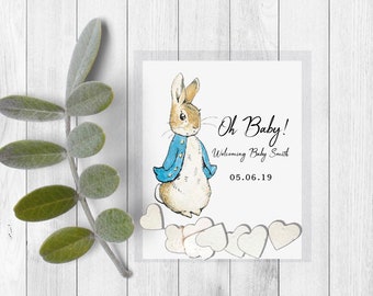 Baby shower seed favors-let love grow favors-plantable seed paper-Peter Rabbit baby shower- Seed packets-plantable shower favors-seed bomb