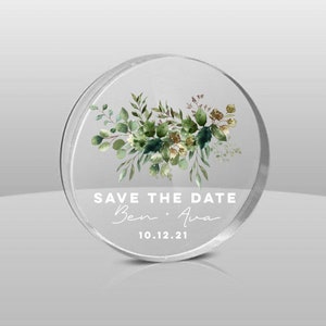 Save the date magnet-modern Save the date magnet-clear Save the date-acrylic save the date-engraved save the date-modern wedding-perspex