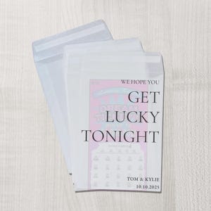 Upominki w postaci losów na loterię | Upominki ślubne | Upominki ślubne Lucky in Love | Torby na upominki ślubne | Upominki ślubne w postaci losów na loterię | zrównoważone upominki
