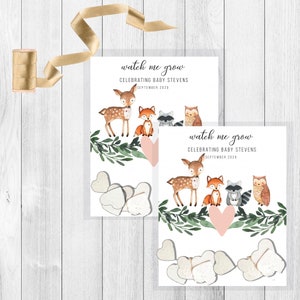 Bomboniere con semi per baby shower / bomboniere Let Love Grow / carta con semi piantabili / baby shower per maschietti / bustine di semi / bomboniere piantabili per baby shower / bomboniere di semi