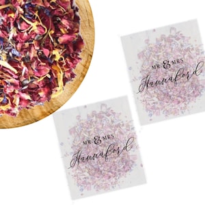 Biodegradable confetti-confetti-wedding confetti-confetti bag-custom confetti-flower confetti-petal confetti-wedding confetti bag-petals
