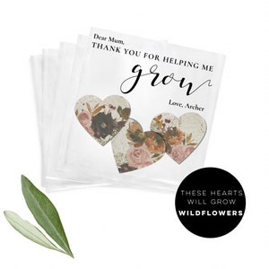 Mother’s Day card-Plantable Cards-Sustainable card-plantable card-seed paper card-mother’s day-eco friendly cards-sustainable cards