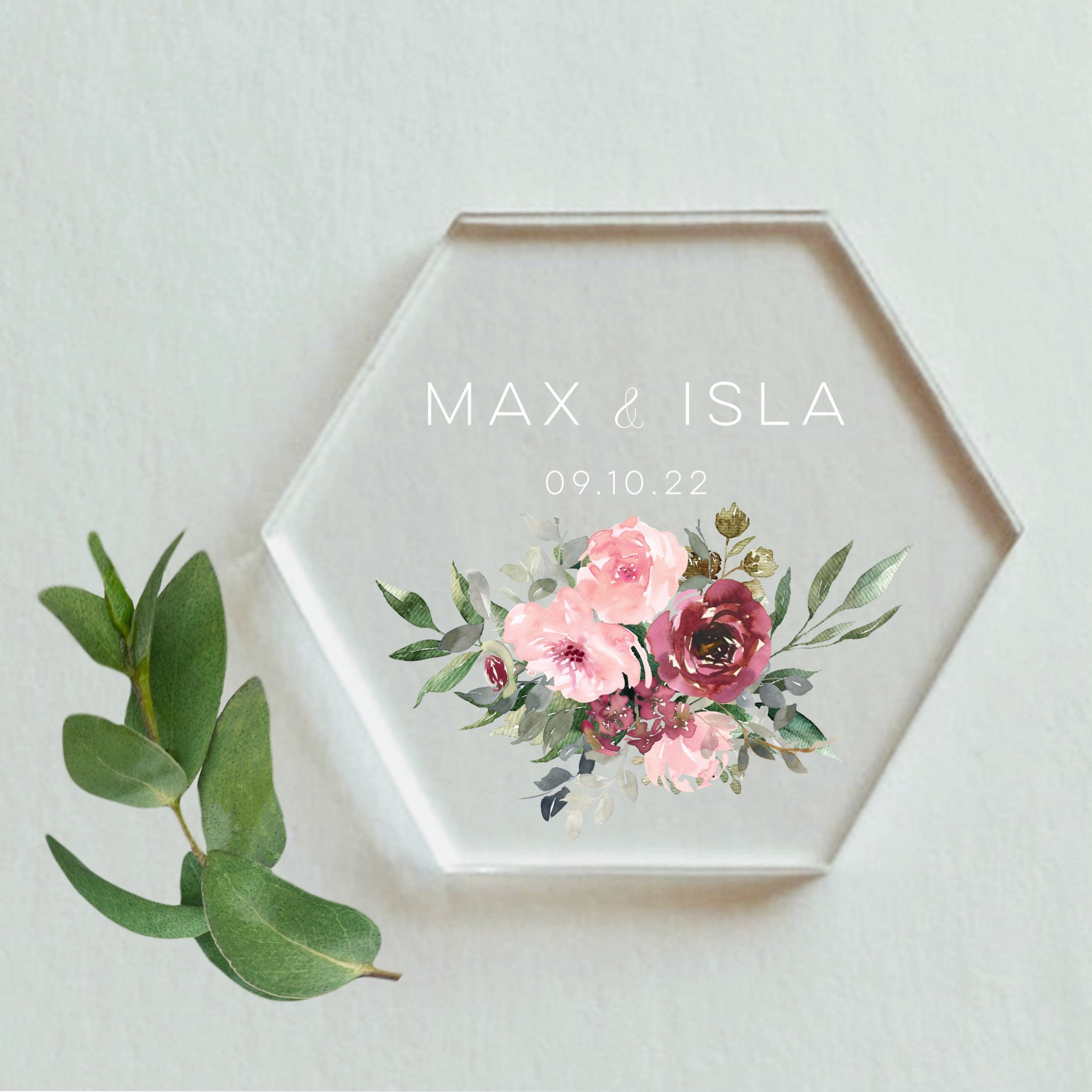 Personalised Acrylic Coasterscustom Wedding Favorsclear Etsy