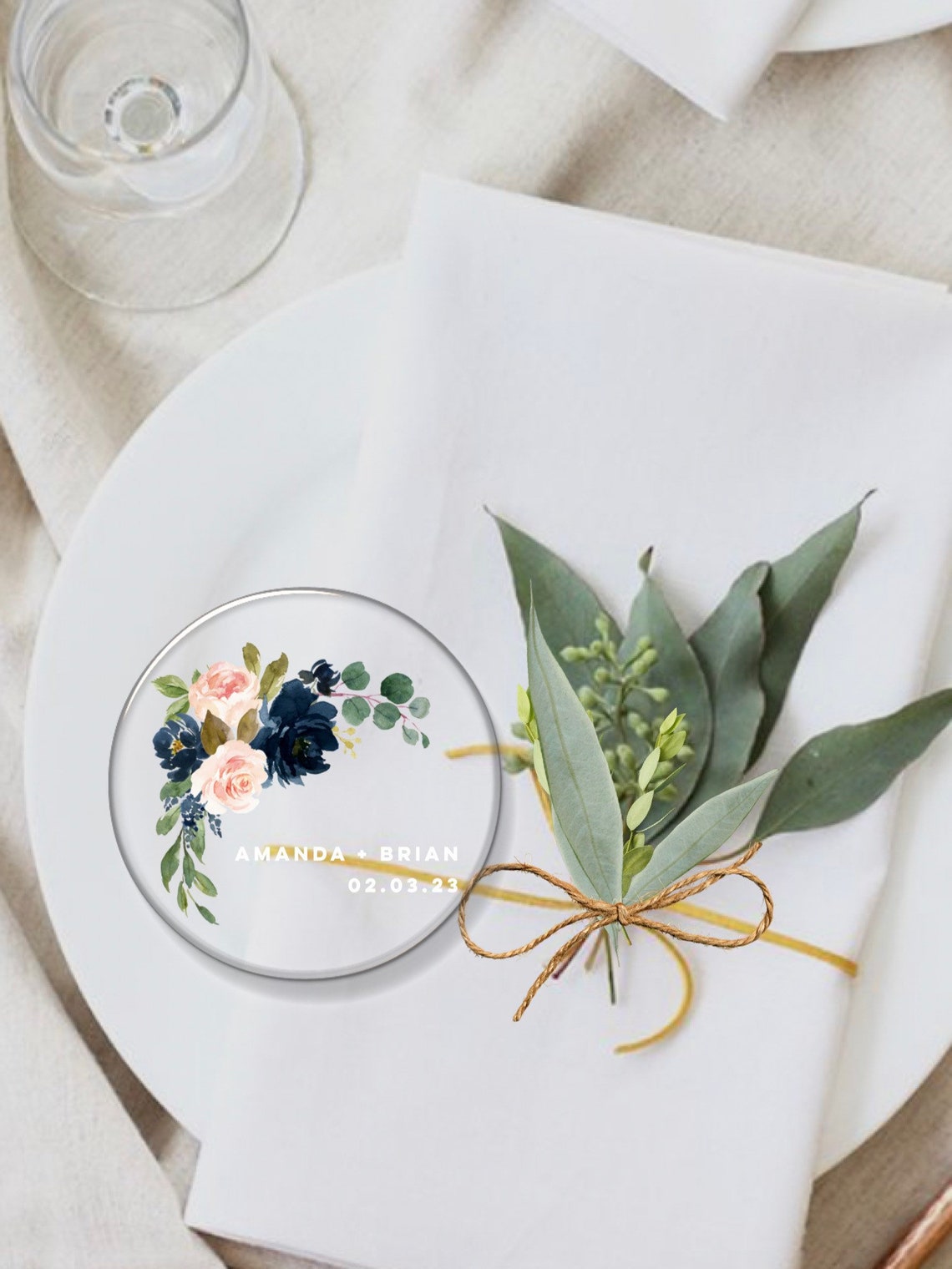 Personalised Acrylic Coasterscustom Wedding Favorsclear Etsy Australia