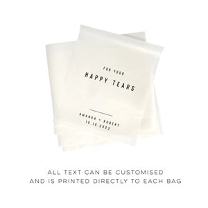 Happy Tears Tissue Packets | Wedding Tissues | for Your Happy Tears ...