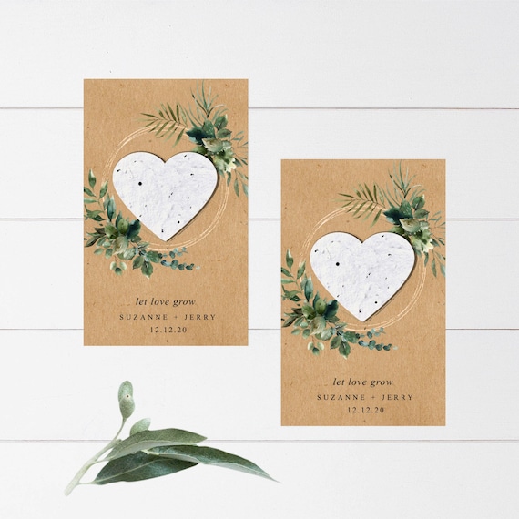 Wedding Favors plantable Wedding Favor wedding Favours seed Favors