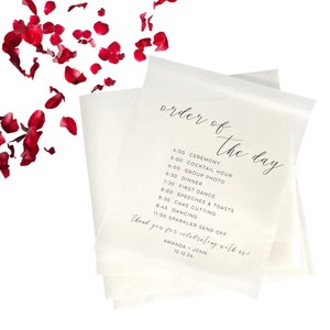 Biodegradable confetti-confetti-wedding confetti-confetti bag-custom confetti-flower confetti-petal confetti-wedding order of the day