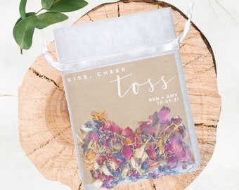 Biodegradable confetti-confetti-wedding confetti-confetti bag-custom confetti-flower confetti-petal confetti-organza confetti bag-petals