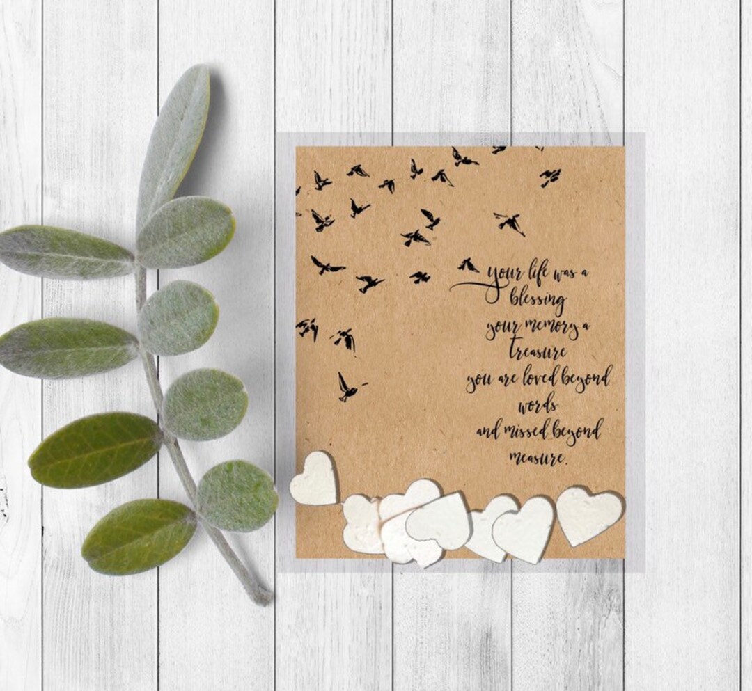 Memorial Seed Packet | Seed Packet Favors | Seed Packets | Funeral Seed Packets | Personalized ...