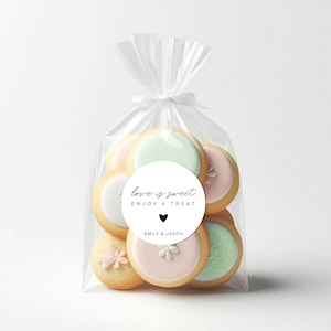 Personalized Wedding Favor Bags: Custom Sweets, Cookie Bags