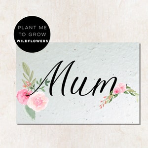 Mother’s Day card-Plantable Cards-Sustainable card-plantable card-seed paper card-mother’s day-eco friendly cards-sustainable cards