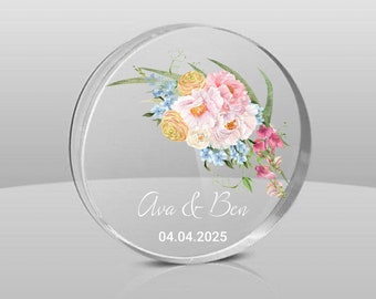 Personalised acrylic coasters-custom wedding favors-clear coasters-wedding coasters-coasters-clear acrylic wedding coasters-wedding favors