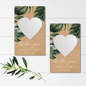 Gastgeschenke | Hochzeit Gastgeschenk | Gastgeschenke | Gastgeschenke |Hochzeits-Perlenpapier Gastgeschenke-Samen Gastgeschenke-Samen Bombe-Tropisch