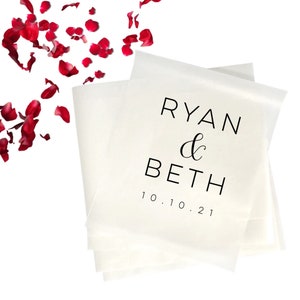 Personalised Biodegradable Confetti Bags | Confetti Packets | Confetti Bags | Wedding Confetti | eco friendly confetti | custom confetti