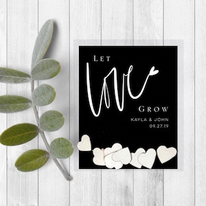 Plantable Wedding Favors: Wildflower Seed Paper Hearts