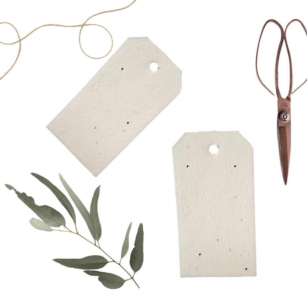 Plantable Seed Paper Gift Tags – Premium Supplies TX