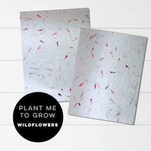 A4 graine papier-vrac plantable papier-pétale papier-wildflower papier-wildflowers-plantable papier-fleur papier-invitation de mariage papier-cartonné