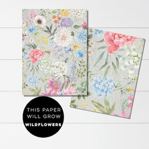 A4 seed paper | bulk plantable paper | petal paper | wildflower paper | wildflowers | plantable paper | flower paper | wedding invitation