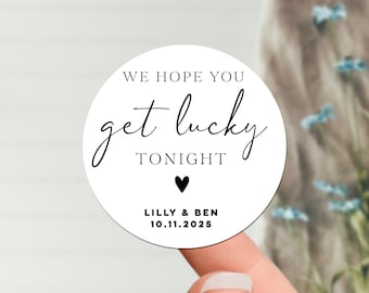 Personalised Wedding Stickers-Wedding Welcome Stickers-Wedding Favor Stickers-Wedding Welcome Bag Sticker-Custom Wedding Sticker-lotto favor