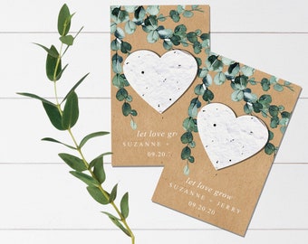 Plantable wedding favor | wedding favours | wedding favors | seed favors | wedding seed paper favors | seed wedding favours | seed bombs