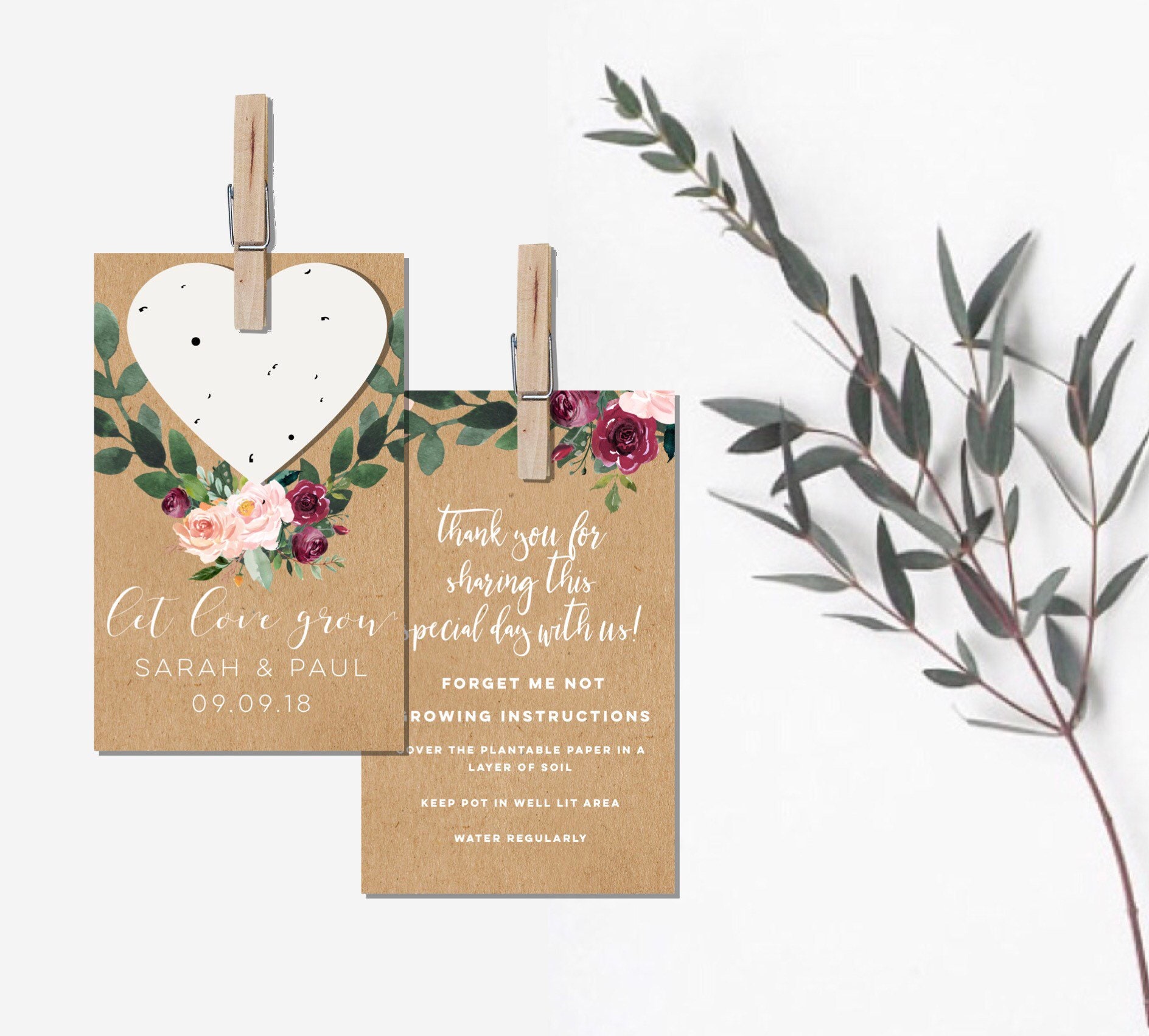 Seed Wedding Invitations - paper that grows! - Paperlust