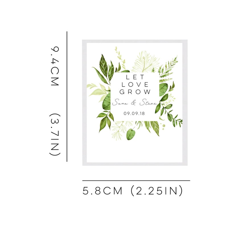 Wedding favours-wedding favors-plantable wedding favor-let love grow seed packets-seed wedding favors-baby shower favors-plantable seed pape