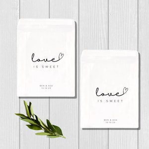 Personalised wedding Love sweet love bag-love is sweet wedding bags-treat bags-love is sweet bags-candy bags-lolly bags-custom love is sweet