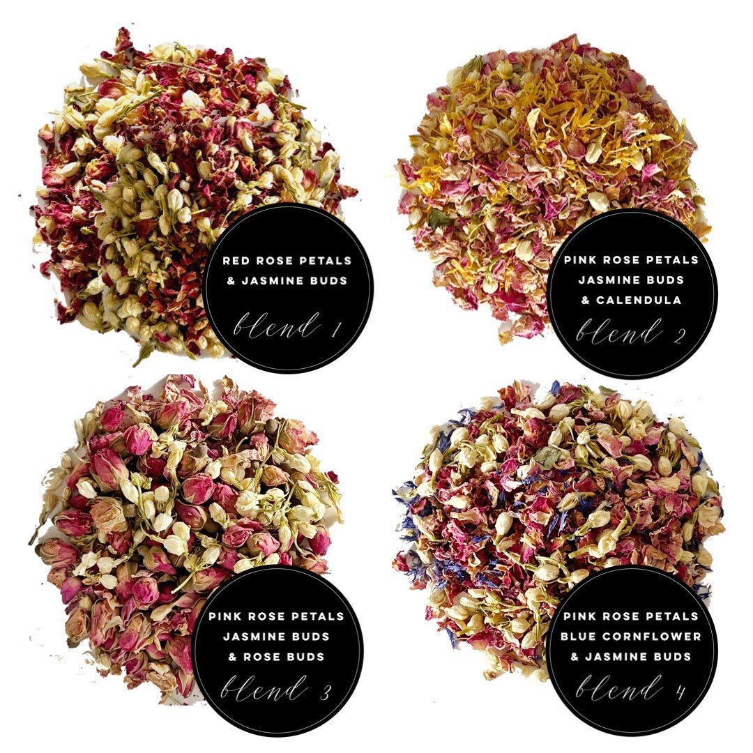 1 Litre Flower Confettibiodegradable Confettidried Flower Etsy