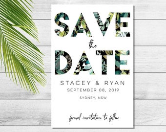 Save the Date magnet-Greenery Wedding Save the Date-Custom save the date-Rustic save the date-Wedding magnet-Save the Date postcard magnet