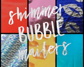 Shimmer Bubble Mailers 6" x 9"