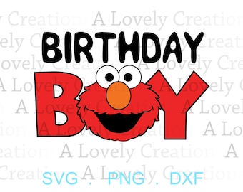 Download Elmo birthday svg | Etsy