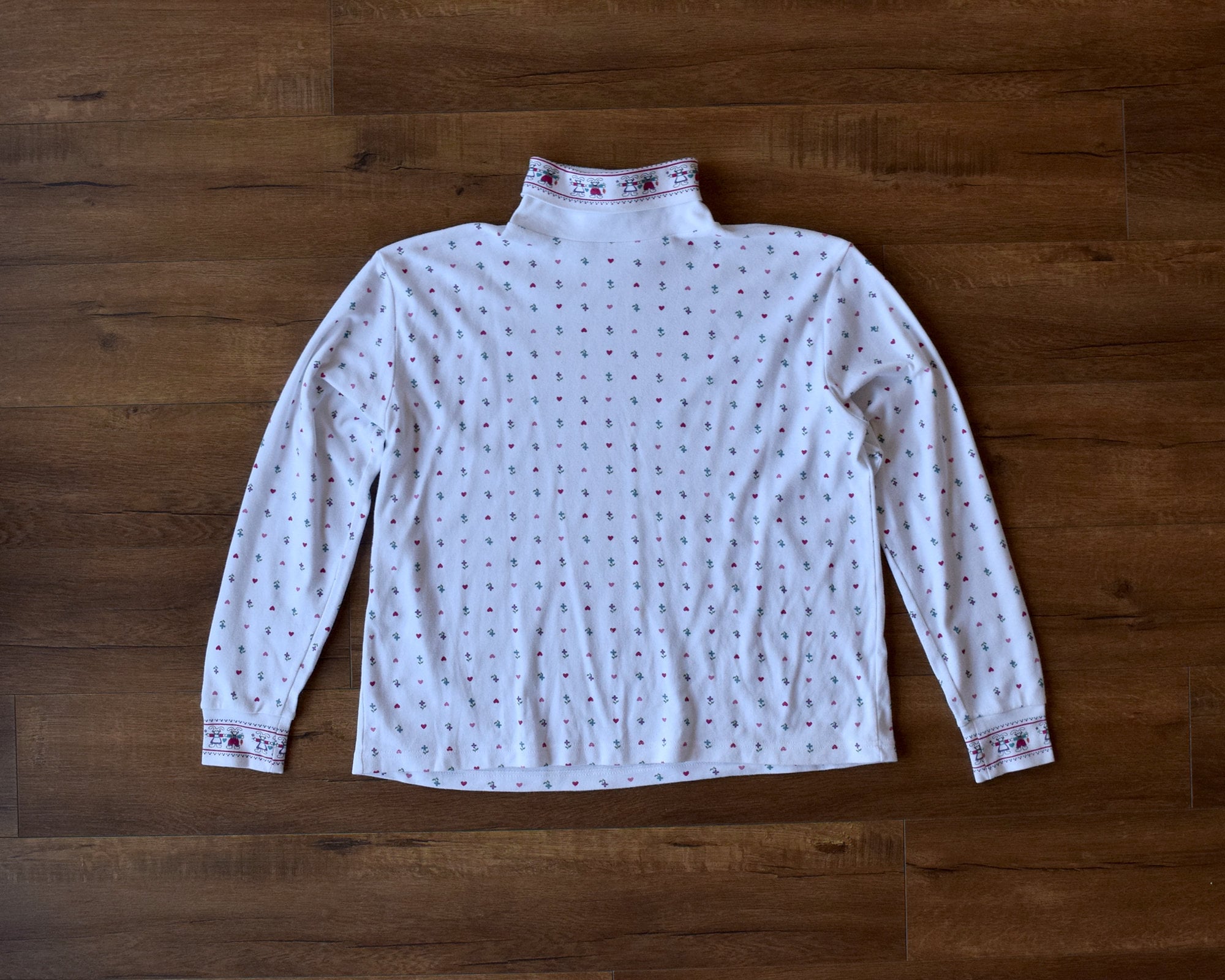 Floral Turtleneck - Etsy