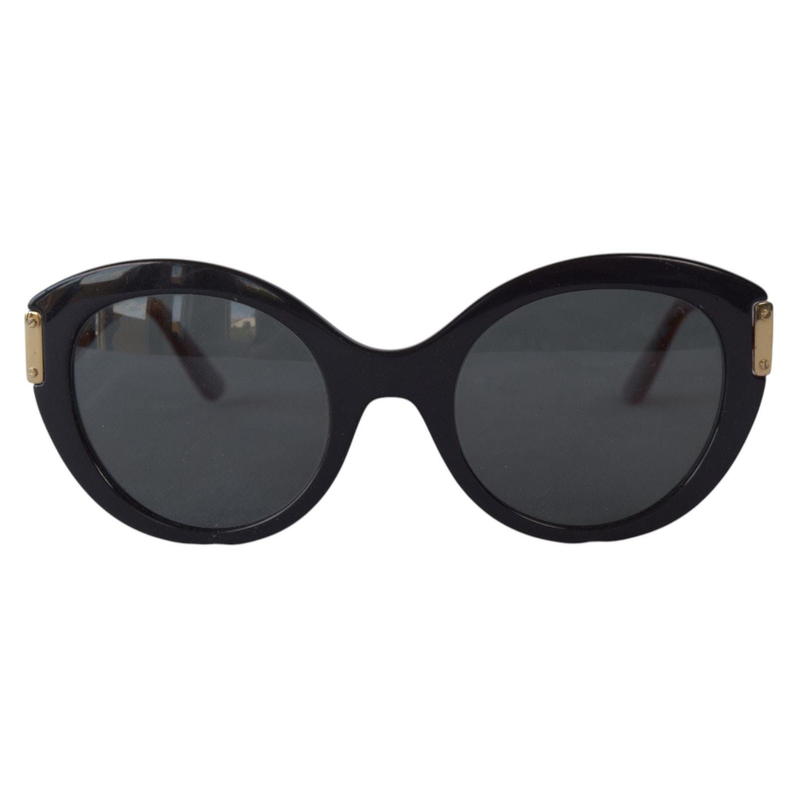 Vintage Gianni Versace 4310 Sunglasses Black Tortoise Oval  display picture 3