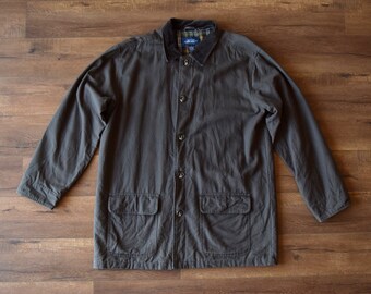 dark green utility jacket