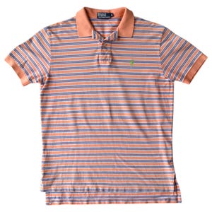 Polo rayé vintage Ralph Lauren, taille M