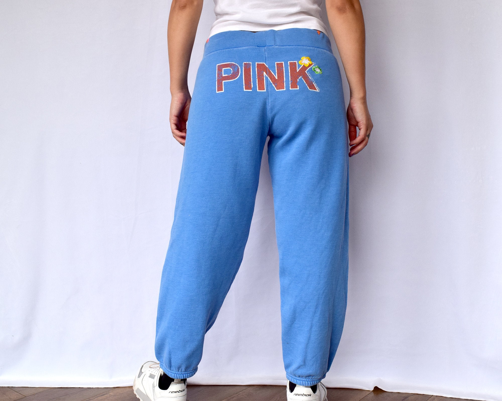 y2k victorias secret love pink sweatpants women