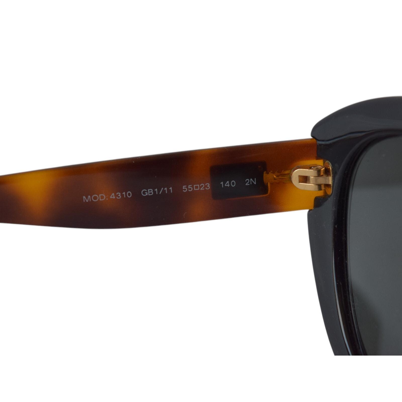 Vintage Gianni Versace 4310 Sunglasses Black Tortoise Oval  display picture 1