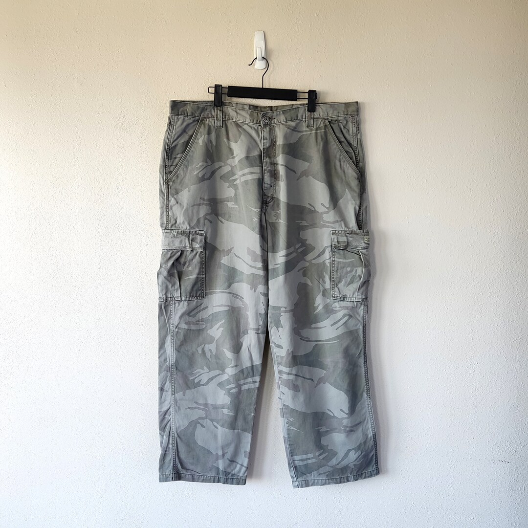 Plus Size Camouflage Cargo Pants