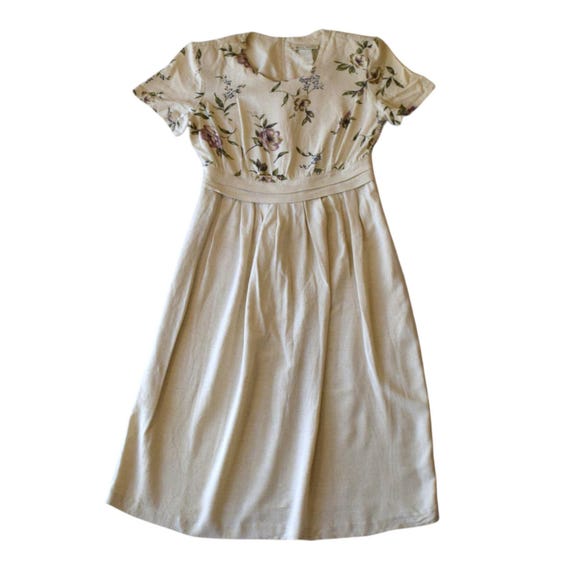 cream dress size 16 Cream Dotted Lace Open Back Long Sleeve Mini Dress