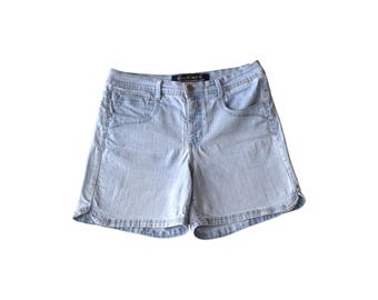 Pantalones cortos vaqueros de lavado claro Gloria Vanderbilt para mujer, talla 6