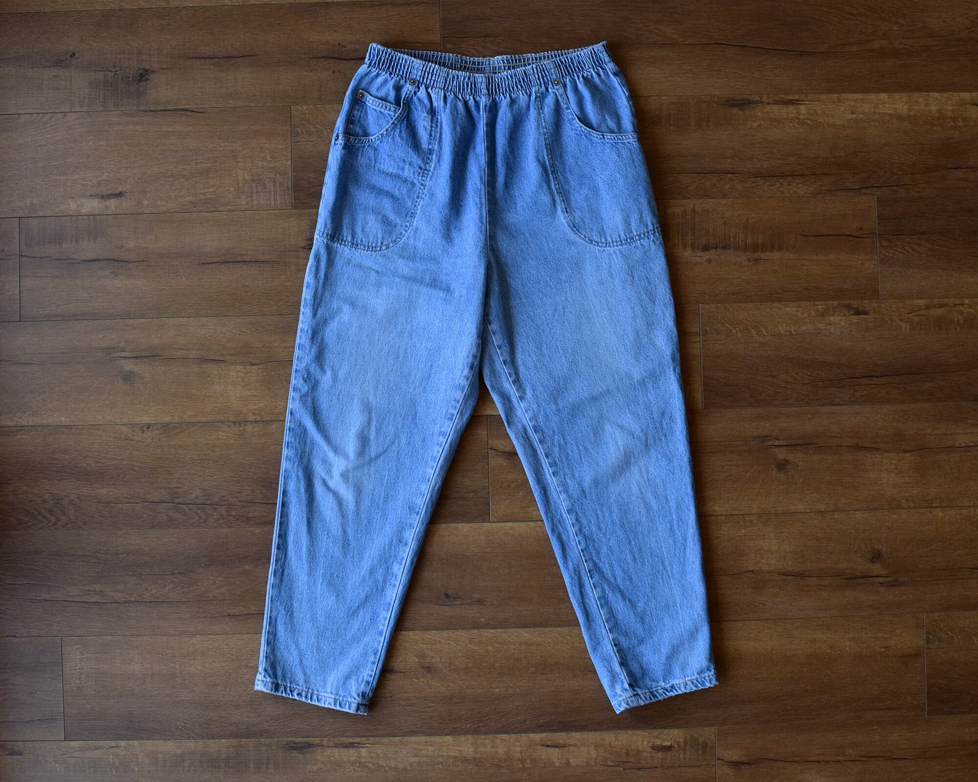 Elastic waist jeans clearance petite